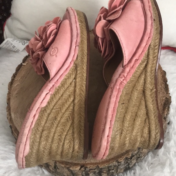 Born Coral pink espadrilles sandals pre used in very good condition. - Picture 5 of 8